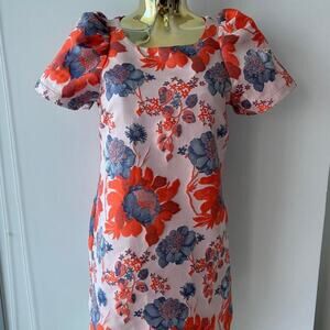 Mini orange and pink floral